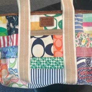 Coach Hamptons Patchwork Tote